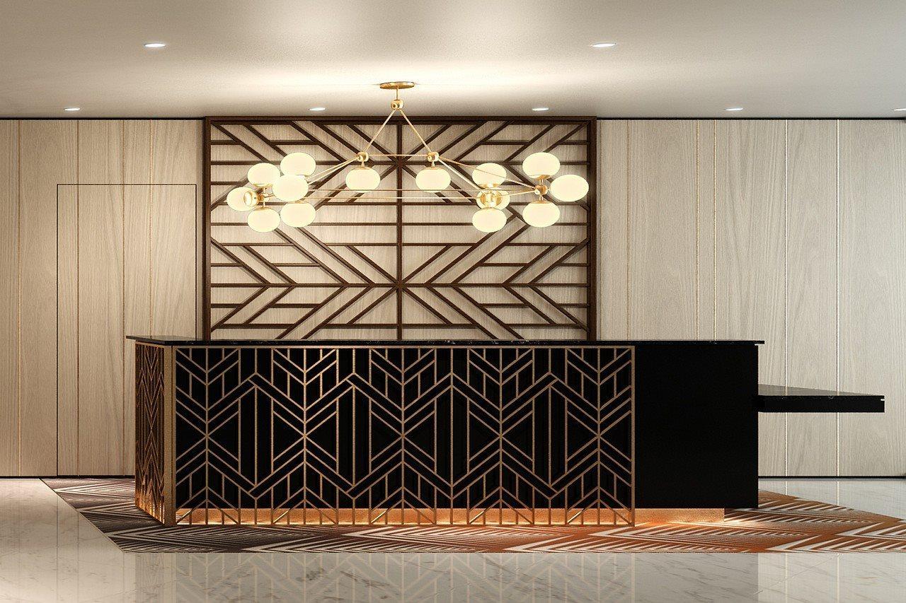 Swiss-Belhotel Napier Buitenkant foto The lobby of the hotel